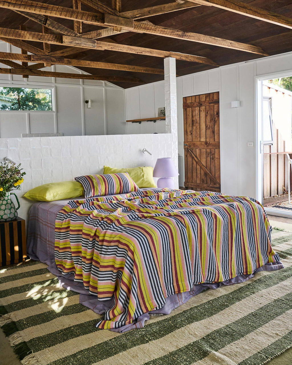 KIP & CO - LINEN PILLOWCASES 2P STD - LEMON BUTTER