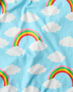KIP & CO - ORGANIC COTTON SHORT ROMPER - CLOUDY DAYZ