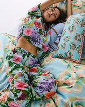 Load image into Gallery viewer, KIP &amp; CO - ORANIC COTTON SHORT SLEEVE SHIRT &amp; PANT PYJAMA SET - SPRING IN THE AIR
