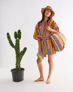KIP & CO - TERRY OVERSIZED BEACH BAG - CASABLANCA STRIPE
