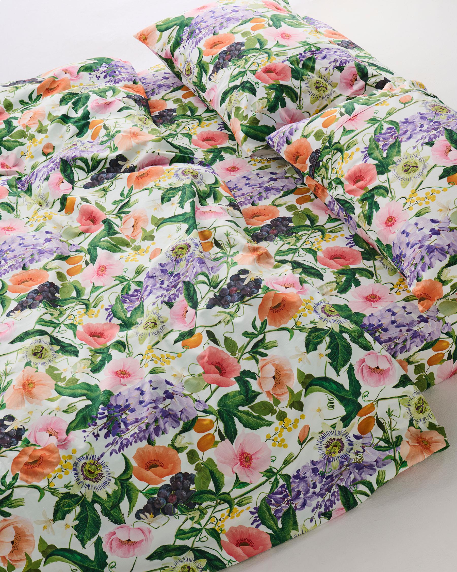 KIP & CO - ORGANIC COTTON PILLOWCASES 2P STD SET - SPRING IN AIR