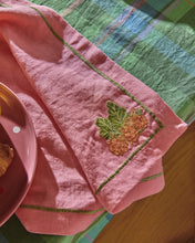 Load image into Gallery viewer, KIP &amp; CO - EMBROIDERED LINEN 4P NAPKIN SET - BERRY BLISS
