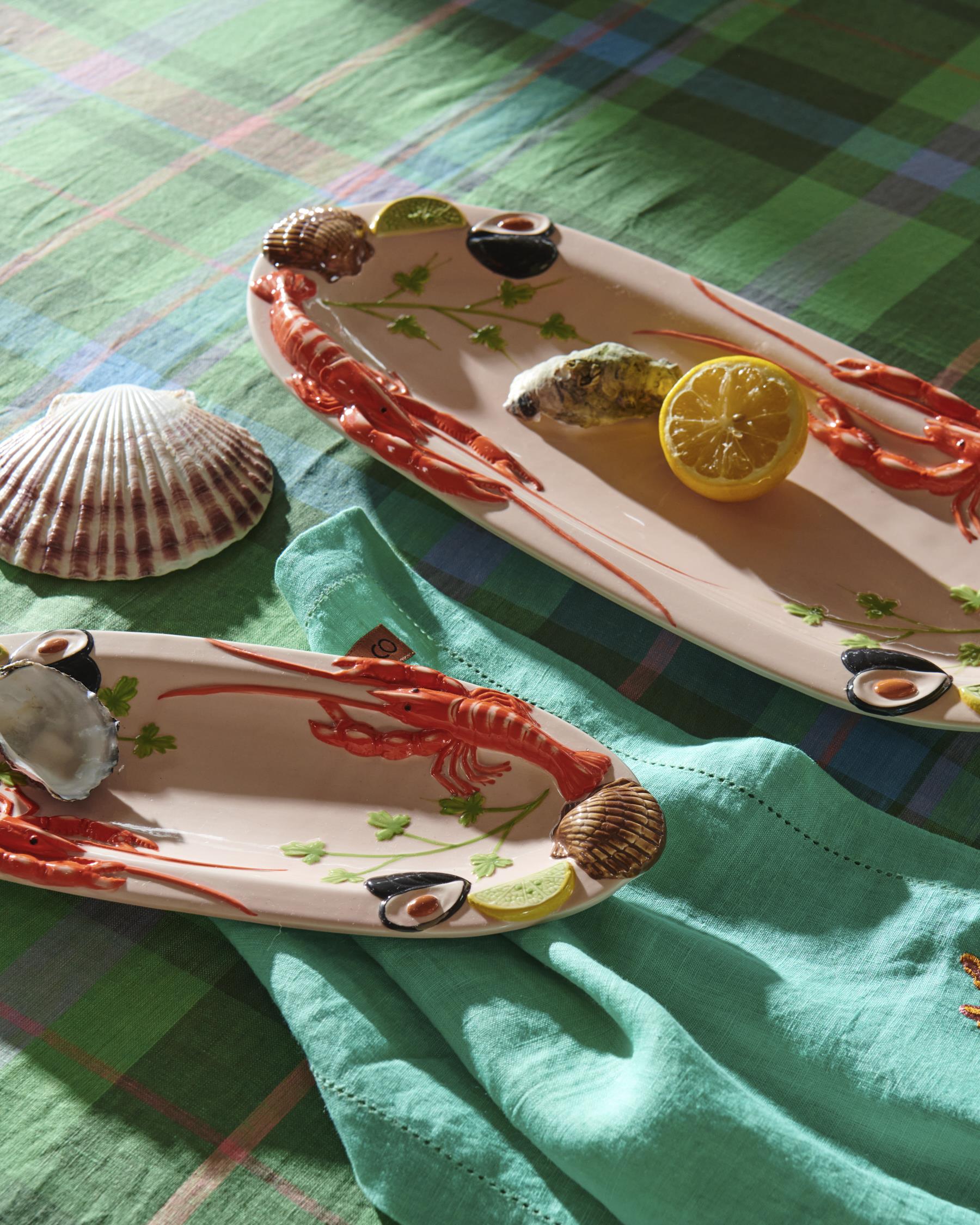 KIP & CO -LOBSTER BISQUE OVAL PLATTER - SMALL