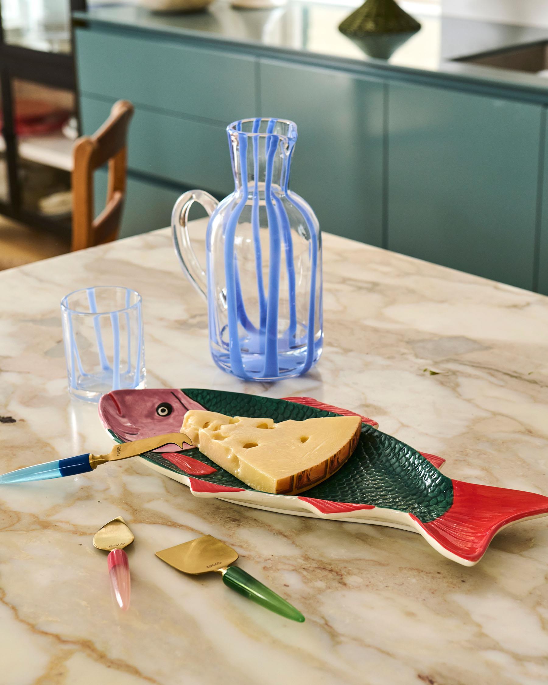 KIP & CO - CHEESE KNIFE SET - BEJEWELLED