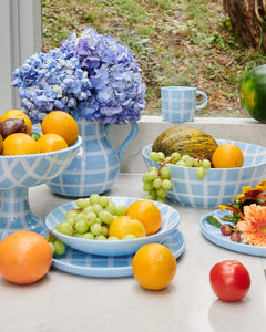 KIP & CO - FRUIT BOWL - BLUE BIRD TARTAN