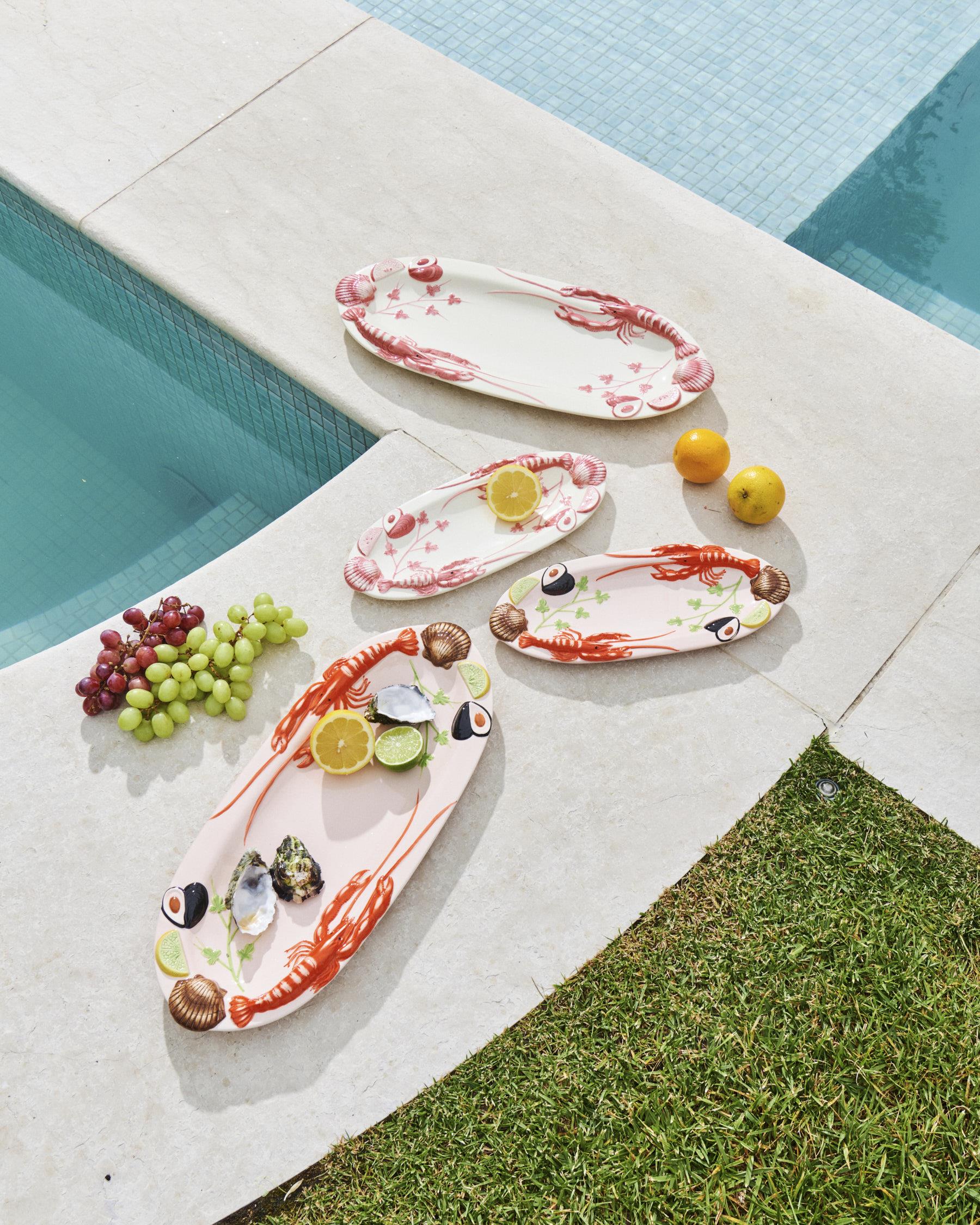 KIP & CO -LOBSTER BISQUE OVAL PLATTER - SMALL