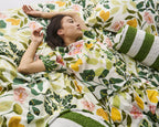 KIP & CO - ORGANIC COTTON PILLOWCASES 2P STD - WANDER
