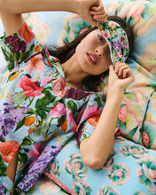 Load image into Gallery viewer, KIP &amp; CO - ORANIC COTTON SHORT SLEEVE SHIRT &amp; PANT PYJAMA SET - SPRING IN THE AIR
