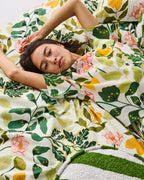 KIP & CO - ADULT ORGANIC COTTON SHORT SLEEVE SHIRT & SHORT PYJAMA SET - WANDER