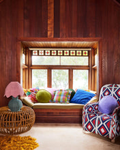 Load image into Gallery viewer, KIP &amp; CO - VELVET PEA CUSHION - PEAR
