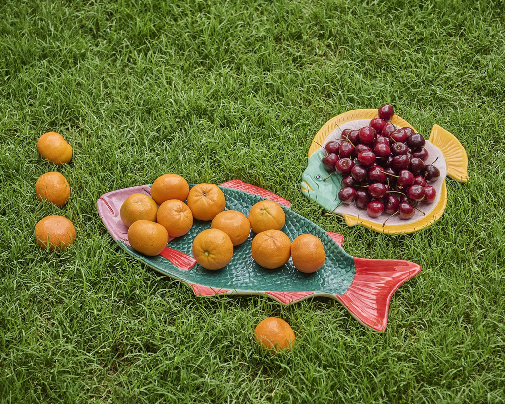 KIP & CO - FISH SERVING DISH - CORAL BAY