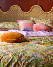 Load image into Gallery viewer, KIP &amp; CO - VELVET PEA CUSHION - PEACH PIE
