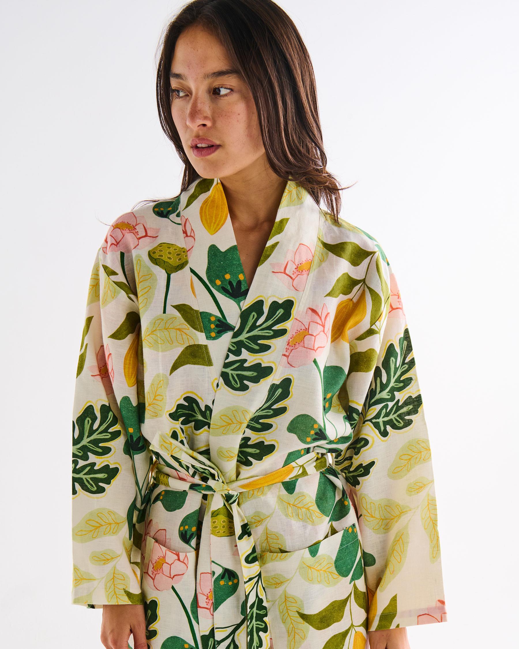 KIP & CO - LINEN ROBE - WANDER