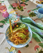 KIP & CO - ROUND LINEN TABLECLOTH -  BOUQUET BEAUTY
