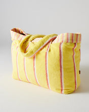 Load image into Gallery viewer, KIP &amp; CO - TERRY OVERSIZED BEACH BAG - PINA COLADA STRIPE
