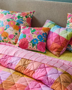 KIP & CO - ORGANIC COTTON QUILTED PILLOWCASES 2P STD - PONZA TARTAN