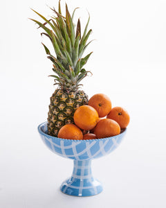 KIP & CO - FRUIT BOWL - BLUE BIRD TARTAN