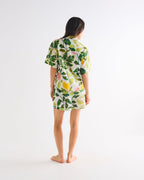 KIP & CO - ADULT ORGANIC COTTON SHORT SLEEVE SHIRT & SHORT PYJAMA SET - WANDER