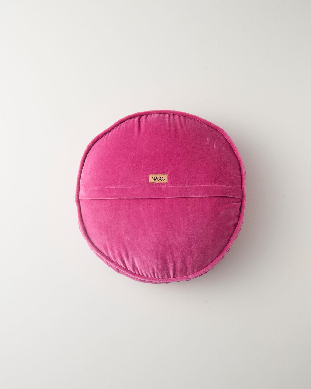 KIP & CO - VELVET PEA CUSHION - PINK LOVE
