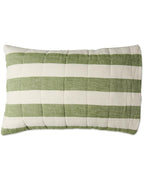KIP & CO - REVERSIBLE LINEN QUILTED PILLOWCASES 2P STD - SPRING IN THE AIR