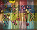 KIP & CO - BRASSERIE SALAD SERVERS - CRETE STRIPE