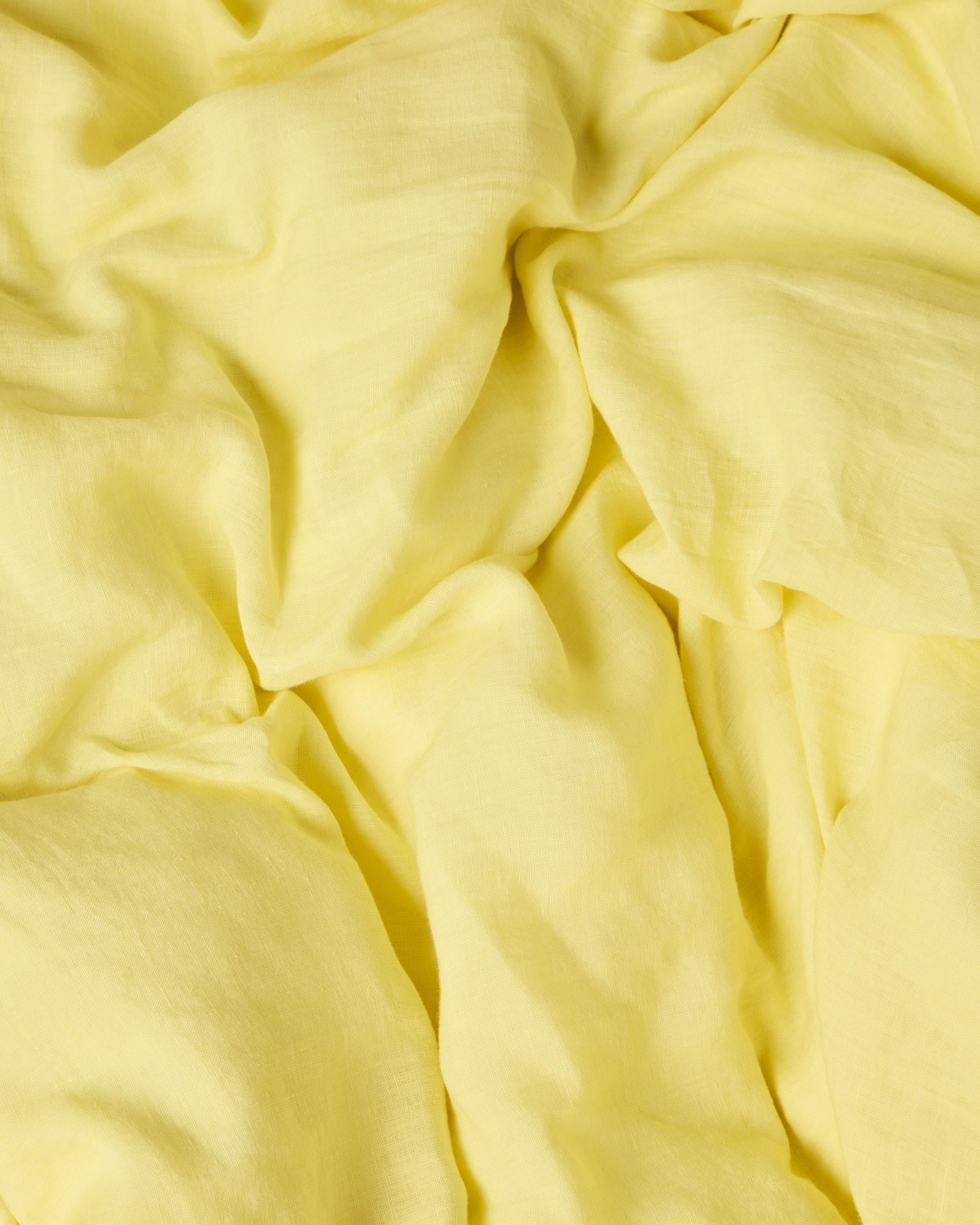 KIP & CO - LINEN PILLOWCASES 2P STD - LEMON BUTTER