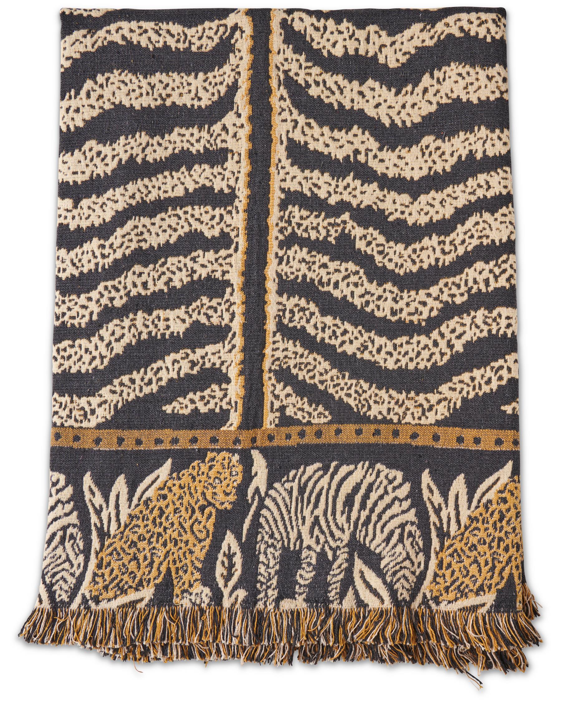 KIP & CO - TAPESTRY THROW - SAFARI