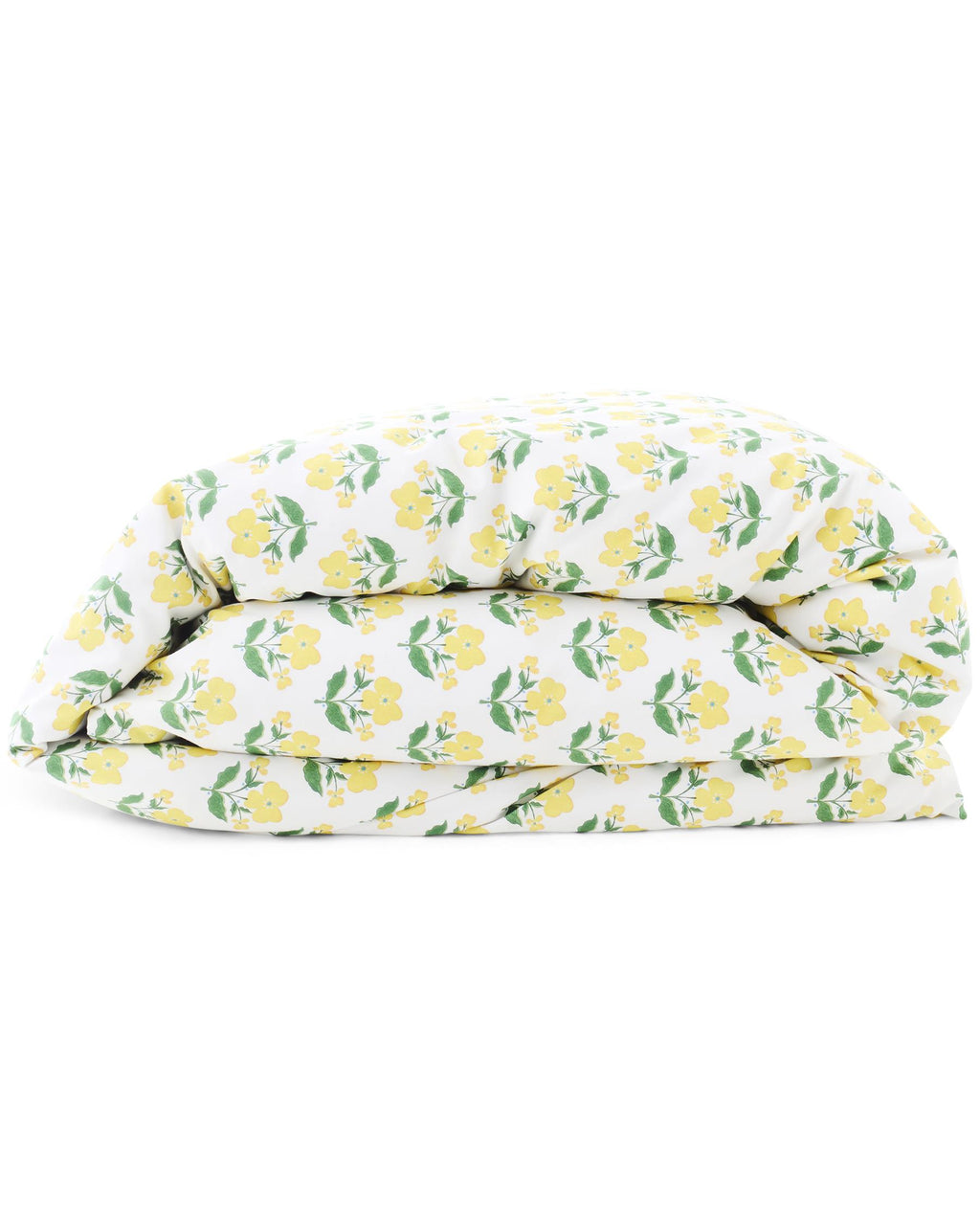 KIP & CO x ANNA SPIRO - ORGANIC COTTON KING QUILT COVER - INDIAN SUMMER YELLOW