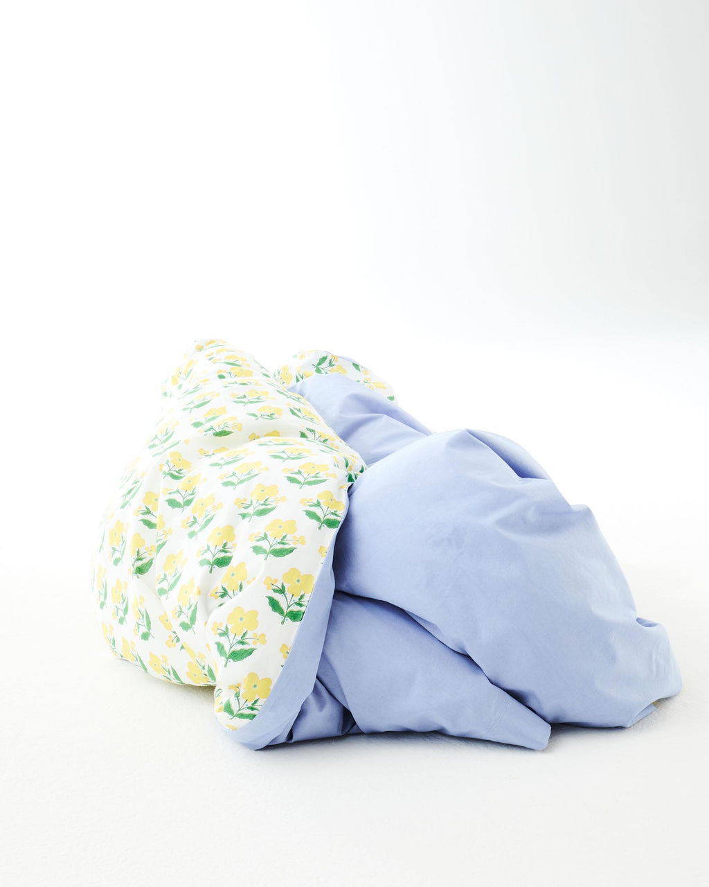 KIP & CO x ANNA SPIRO - ORGANIC COTTON KING QUILT COVER - INDIAN SUMMER YELLOW