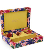 KIP & CO - SMALL VELVET JEWELLERY BOX - WILD FLOWERS IN BLOOM