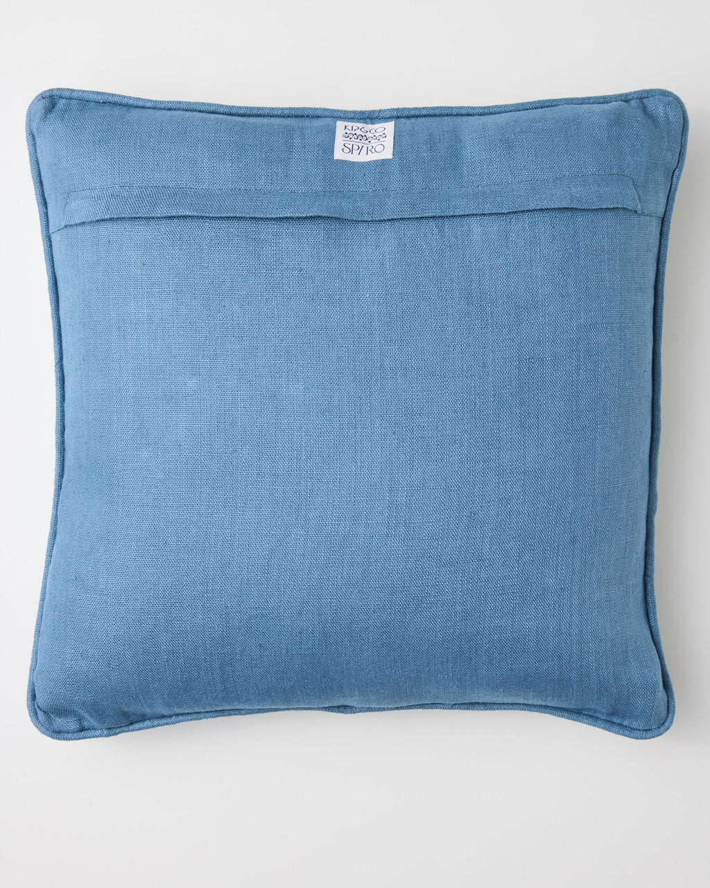 KIP & CO x ANNA SPIRO - EMBROIDERED CUSHION - INDIAN SUMMER WHITE