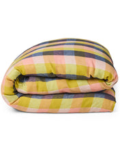 Load image into Gallery viewer, KIP &amp; CO - LINEN KING QUILT COVER - FLORIDA TARTAN
