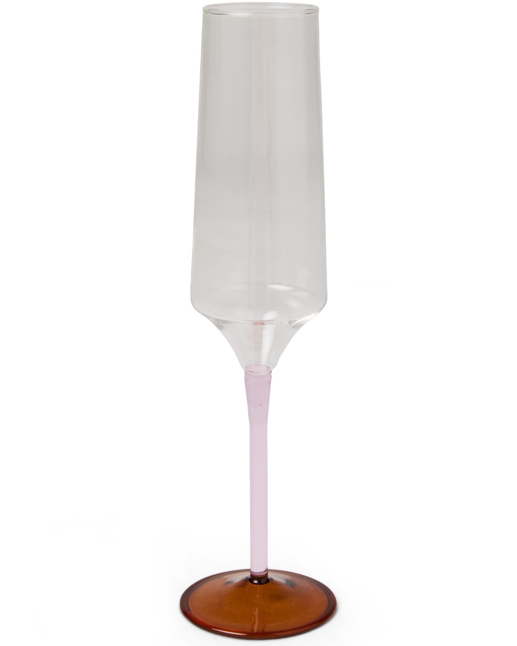 KIP & CO - CHAMPAGNE GLASS 2P SET - MARSHMALLOW AND MARMALADE