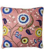KIP & CO x ANNA SPIRO - EMBROIDERED CUSHION - ISABELLE SUNSET