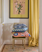 KIP & CO x ANNA SPIRO - EMBROIDERED CUSHION - ISABELLE SUNSET