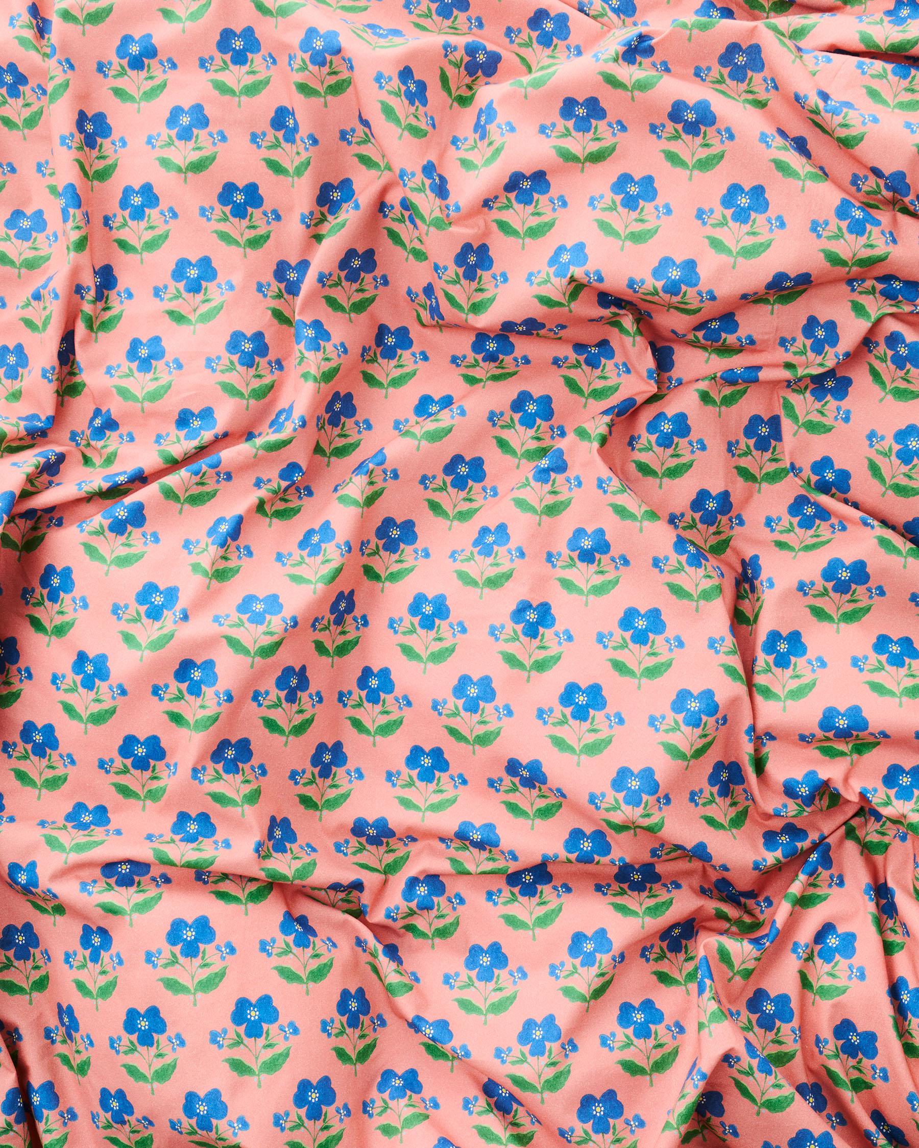 KIP & CO x ANNA SPIRO - ORGANIC COTTON FITTED SHEET - INDIAN SUMMER ROSE