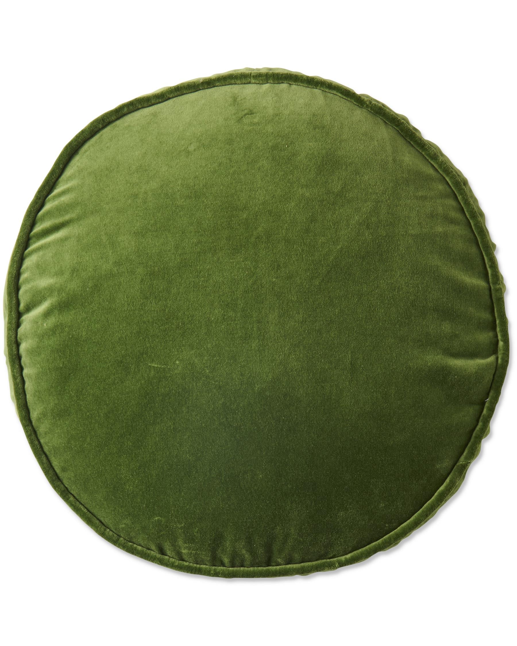 KIP & CO - VELVET PEA CUSHION - CAMPSITE
