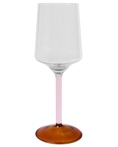KIP & CO - VINO GLASS 2P SET - MARSHMALLOW AND MARMALADE