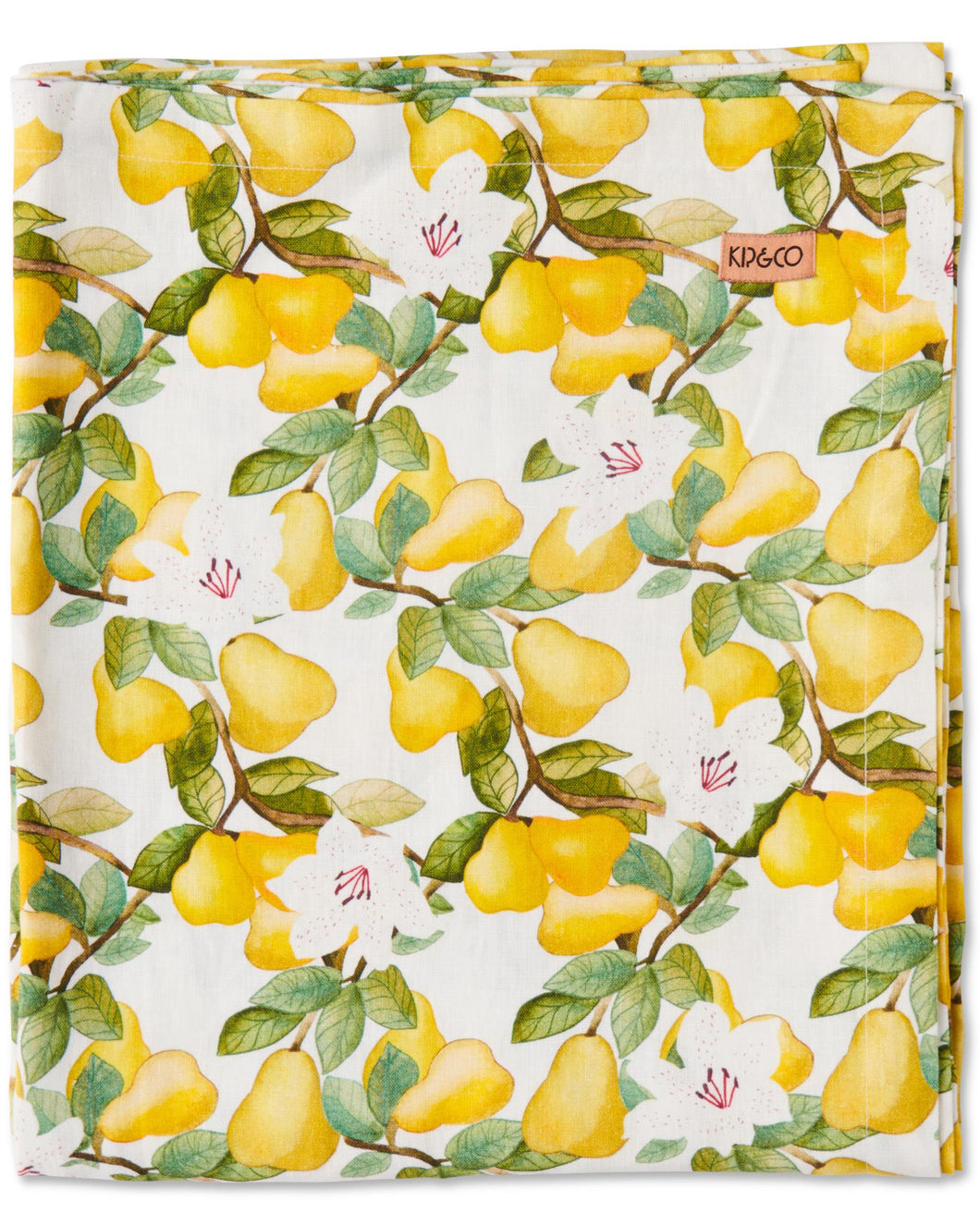 KIP & CO - LINEN TABLECLOTH - SUMMER LILY WHITE
