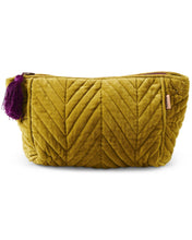 Load image into Gallery viewer, KIP &amp; CO - VELVET TOILETRY BAG - OFF DUTY
