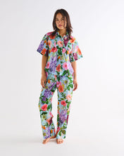 Load image into Gallery viewer, KIP &amp; CO - ORANIC COTTON SHORT SLEEVE SHIRT &amp; PANT PYJAMA SET - SPRING IN THE AIR
