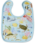 KIP & CO - ORGANIC COTTON BIB - REEF LIFE