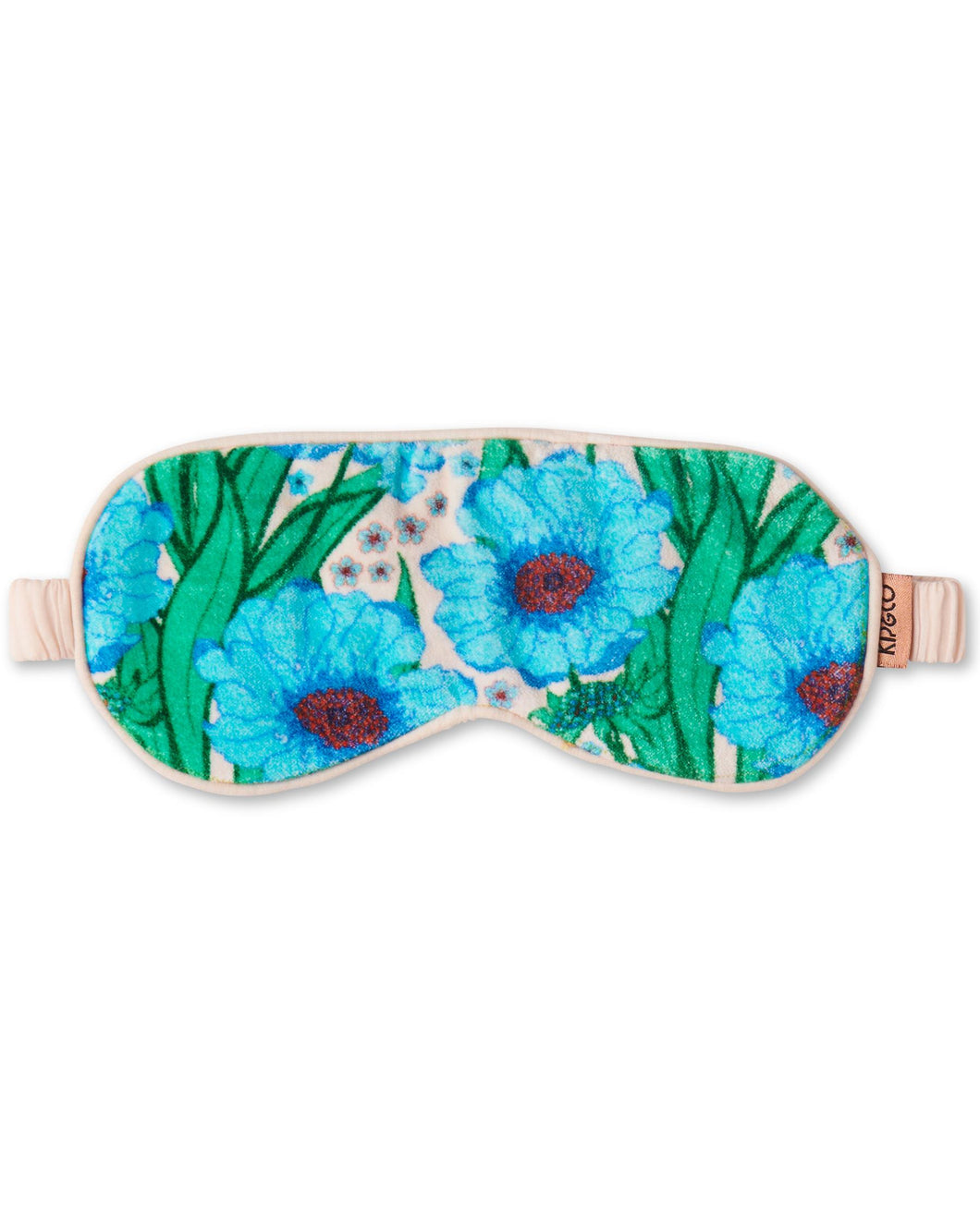 KIP & CO - VELVET EYE MASK - TUMBLING FLOWERS