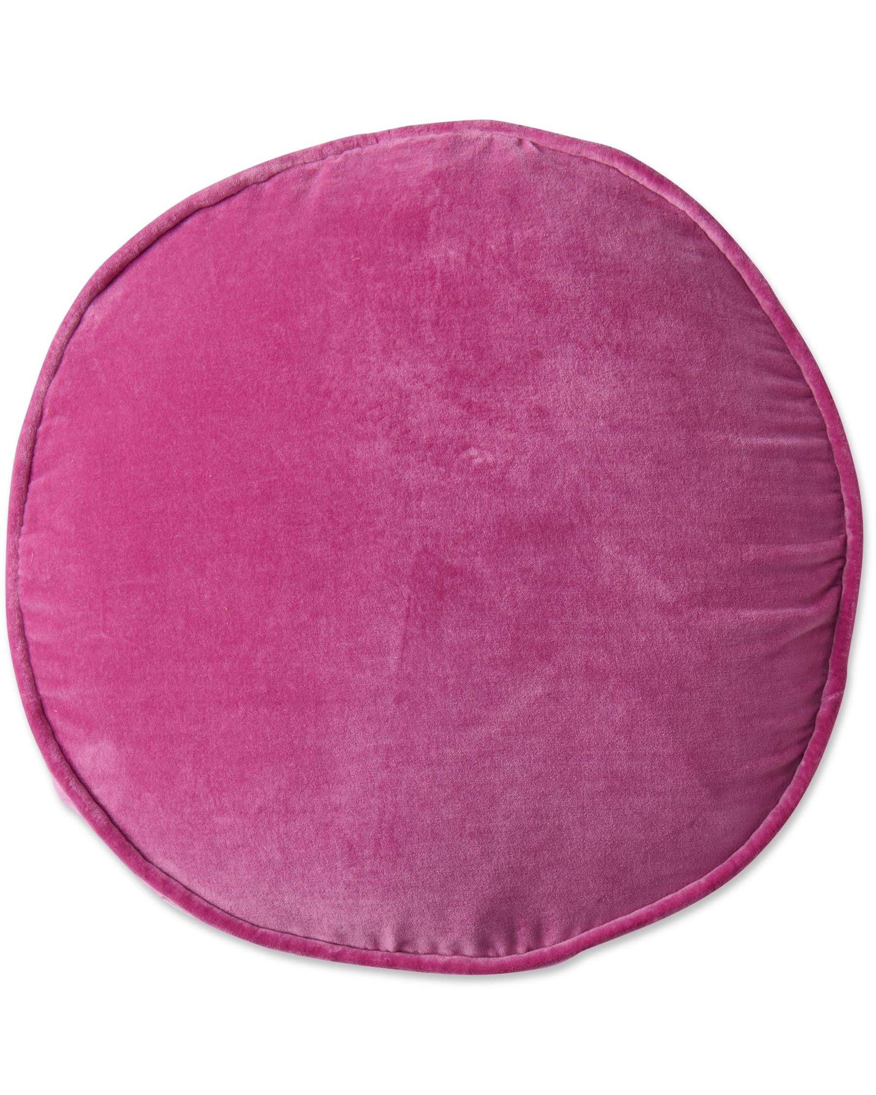 KIP & CO - VELVET PEA CUSHION - PINK LOVE