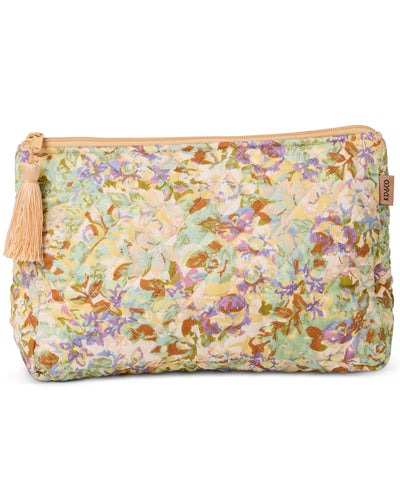 KIP & CO - QUILTED COTTON TOILETRY PURSE - FOREVER MINE