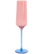 KIP & CO - CHAMPAGNE GLASS 2P SET - BLUE ROBIN