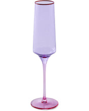 Load image into Gallery viewer, KIP &amp; CO - COLOUR BLOCK CHAMPAGNE GLASS 2P SET - LILAC
