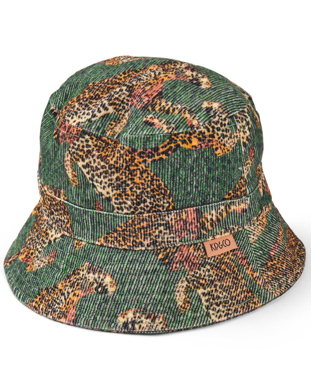 KIP & CO - CORDUROY BUCKET HAT - CHEETAH