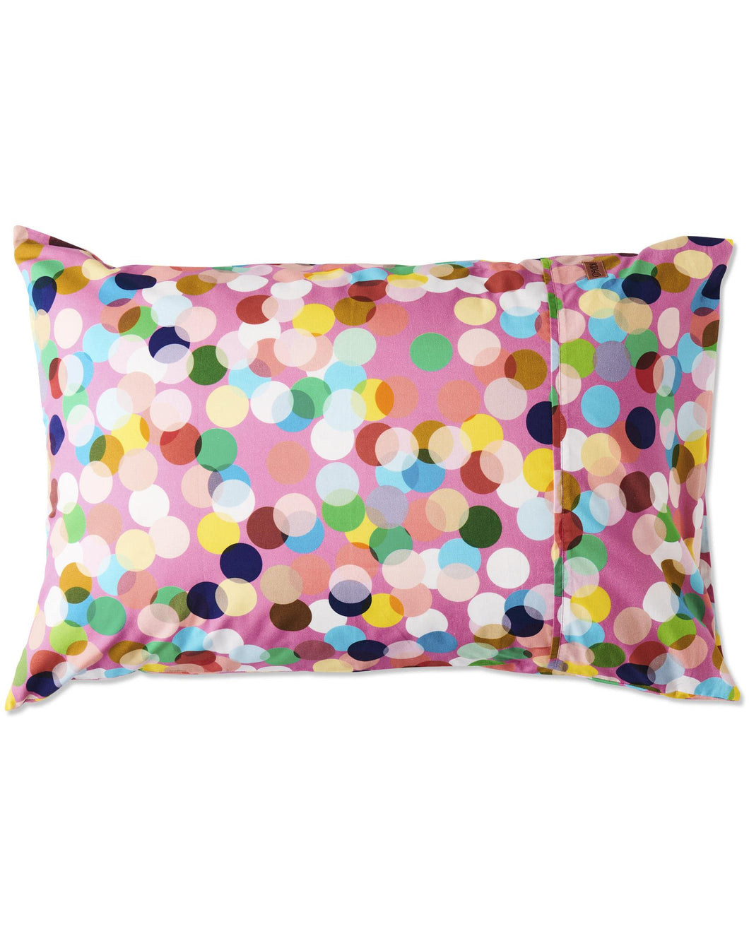 KIP & CO - ORGANIC COTTON PILLOWCASE 1P SINGLE - CONFETTI PINK