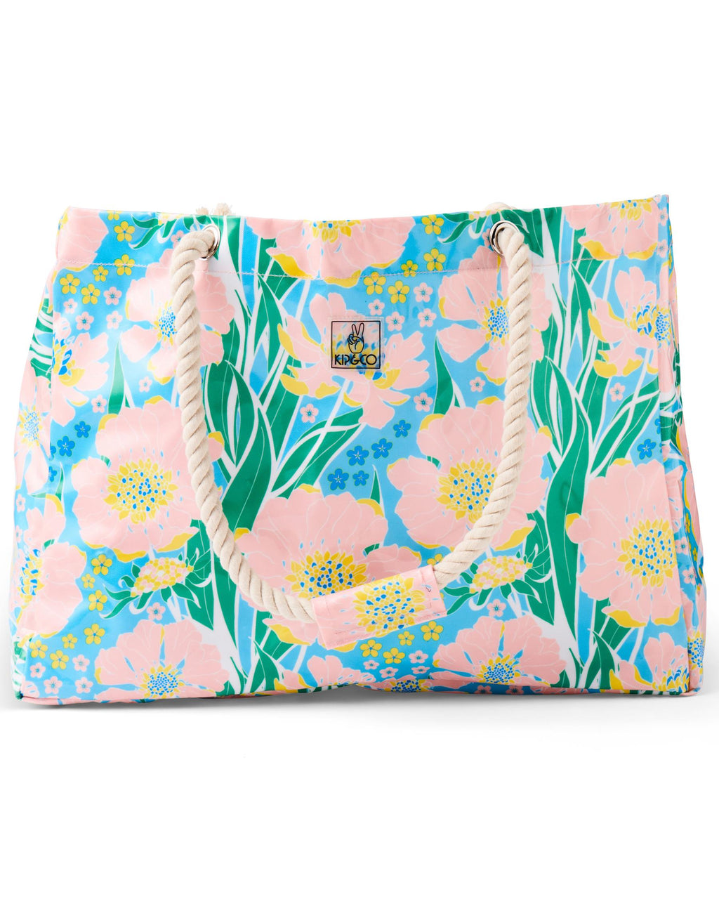 KIP & CO - BEACH BAG - TUMBLING FLOWERS
